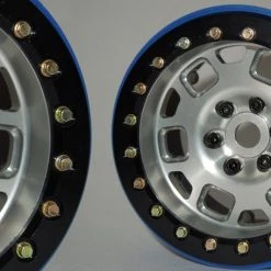 SSD RC 2.2" Contender PL Beadlock Wheels (Silver) (2)