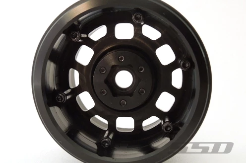 SSD RC 2.2" Contender Beadlock Wheels (Black) (2) 5 SSD RC 2.2" Contender Beadlock Wheels (Black) (2) - Image 3