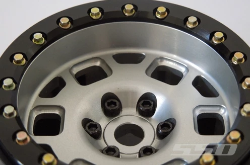 SSD RC 2.2" Contender Beadlock Wheels (Silver) (2) 4 SSD RC 2.2" Contender Beadlock Wheels (Silver) (2) - Image 2