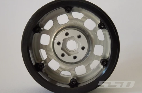 SSD RC 2.2" Contender Beadlock Wheels (Silver) (2) 5 SSD RC 2.2" Contender Beadlock Wheels (Silver) (2) - Image 3