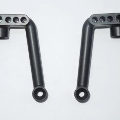SSD RC Aluminum Rear Shock Hoops for SCX10 II (Black)