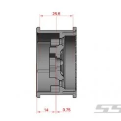 SSD RC 1.9" Prospect Beadlock Wheels (Grey) (2) -Cars Truck shop online SSD00386 5