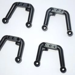SSD RC Aluminum Shock Hoops Set for Enduro (Black)