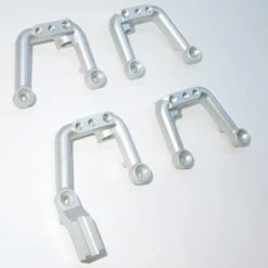 SSD RC Aluminum Shock Hoops Set for Enduro (Silver)