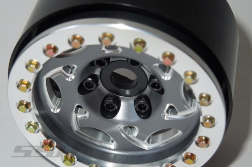 SSD RC 1.9" Champion Beadlock Wheels (Grey/Silver) (2) 4 SSD RC 1.9" Champion Beadlock Wheels (Grey/Silver) (2) - Image 2