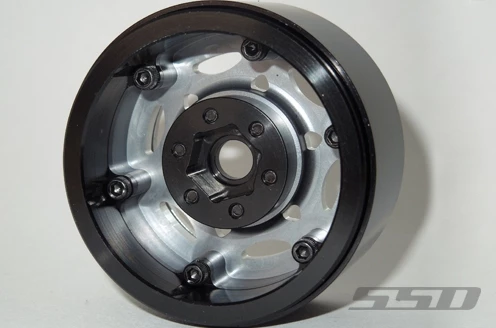 SSD RC 1.9" Champion Beadlock Wheels (Grey/Silver) (2) 5 SSD RC 1.9" Champion Beadlock Wheels (Grey/Silver) (2) - Image 3