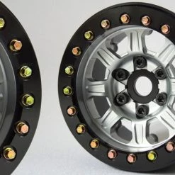 SSD RC 1.9" Warrior Beadlock Wheels (Silver) (2)