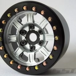 SSD RC Single 1.9" Warrior Beadlock Wheel (Silver) (1)