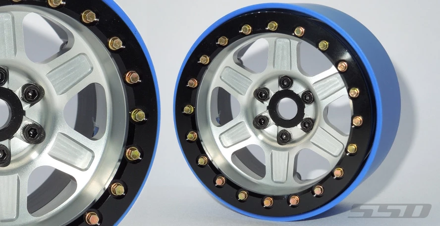 SSD RC 2.2" Challenger PL Beadlock Wheels (Silver) (2) 3 SSD RC 2.2" Challenger PL Beadlock Wheels (Silver) (2)