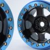SSD RC 2.2" Challenger PL Beadlock Wheels (Black / Blue) (2) 1 SSD RC 2.2" Challenger PL Beadlock Wheels (Black / Blue) (2) -Cars Truck shop online SSD00435 2