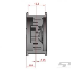 SSD RC 1.0" Aluminum / Brass Challenger Wheels (Bronze) (2) -Cars Truck shop online SSD00440 5