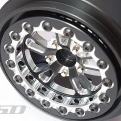 SSD RC V Spoke Rear 2.2" / 3.0" Lightweight Drag Racing Beadlock Wheels (Black) (2) -Cars Truck shop online SSD00520 4
