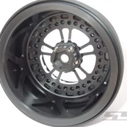 SSD RC V Spoke Rear 2.2" / 3.0" Lightweight Drag Racing Beadlock Wheels (Black) (2) -Cars Truck shop online SSD00520 5