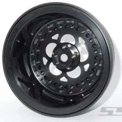 SSD RC 5 Hole Rear 2.2" / 3.0" Lightweight Drag Racing Beadlock Wheels (Black) (2) -Cars Truck shop online SSD00523 5