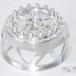 SSD RC V Spoke Rear 2.2" / 3.0" Lightweight Drag Racing Beadlock Wheels (Silver) (2) -Cars Truck shop online SSD00525 5