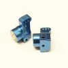 St Racing Concepts STRC Aluminum Rear Hub Carriers 0 degree Toe-in for Associated DR10 - Blue (2)