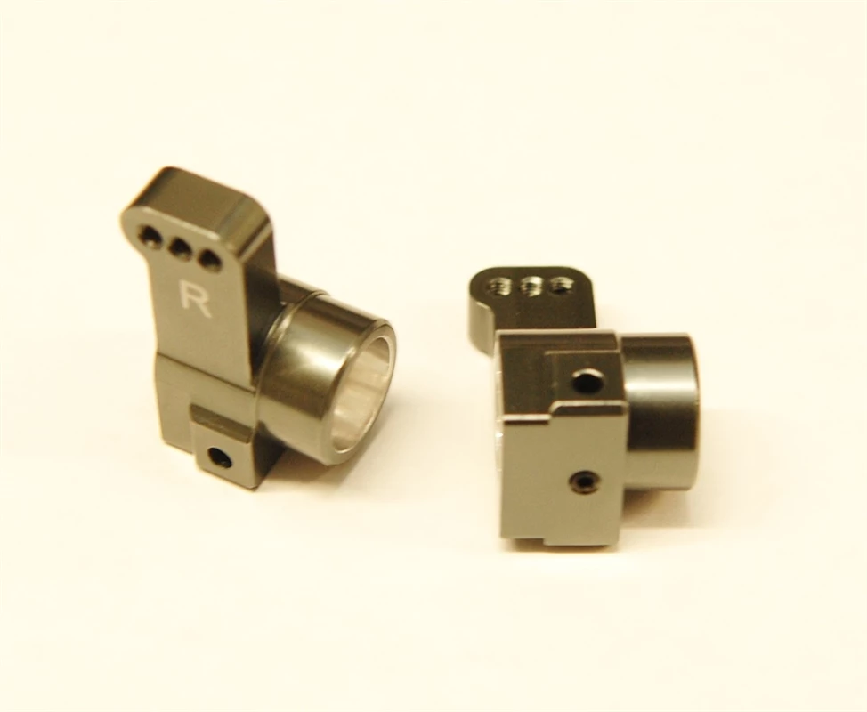St Racing Concepts STRC Aluminum Rear Hub Carriers 0 degree Toe-in for Associated DR10 - Gun Metal (2) 3 St Racing Concepts STRC Aluminum Rear Hub Carriers 0 degree Toe-in for Associated DR10 - Gun Metal (2)