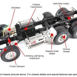 Tamiya RC Scania R470 4x2 Highline 1/14 Scale Semi Truck Kit -Cars Truck shop online TAM56318 11