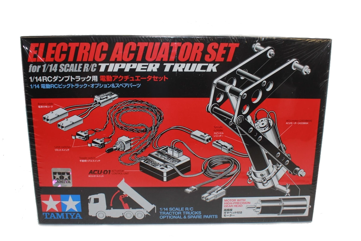 Tamiya RC Electric Actuator Set 1/14 Scale Tipper Truck 3 Tamiya RC Electric Actuator Set 1/14 Scale Tipper Truck