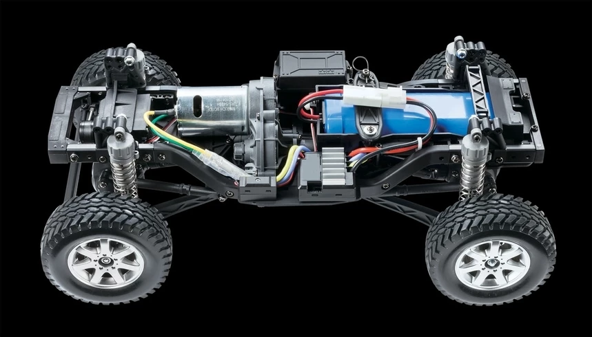 Tamiya RC CC-02 1/10 Scale Kit with Mercedes-Benz G 500 Body 7 Tamiya RC CC-02 1/10 Scale Kit with Mercedes-Benz G 500 Body - Image 5