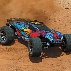 Traxxas Rustler 4X4 VXL 1/10 Scale 4WD Brushless Stadium Truck RTR 40 Traxxas Rustler 4X4 VXL 1/10 Scale 4WD Brushless Stadium Truck RTR -Cars Truck shop online TRA67076 4 17