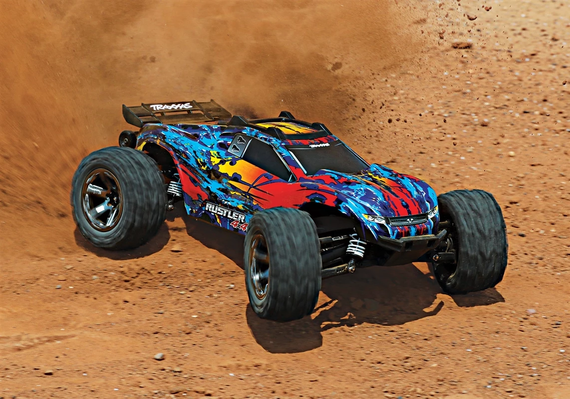 Traxxas Rustler 4X4 VXL 1/10 Scale 4WD Brushless Stadium Truck RTR 18 Traxxas Rustler 4X4 VXL 1/10 Scale 4WD Brushless Stadium Truck RTR - Image 16