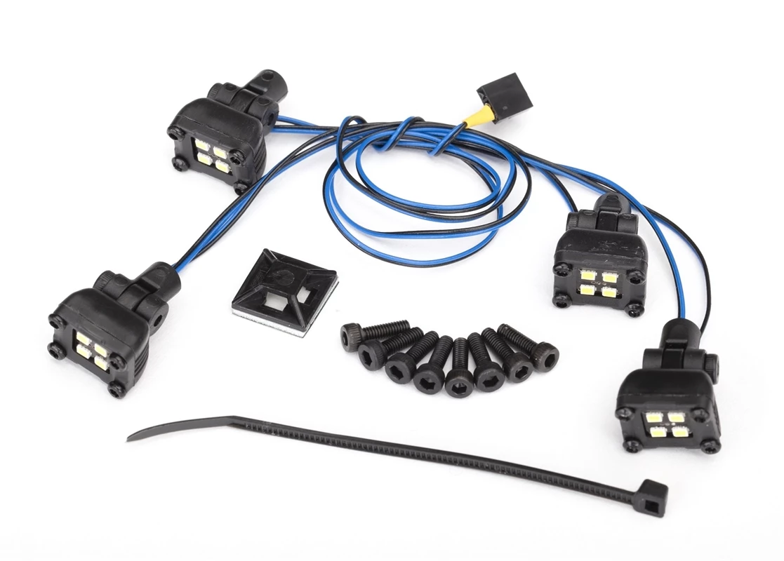 Traxxas LED Light Set w/ Power Supply (headlights tail lights & distribution block) for TRX-4 Sport Body (TRA8111) 6 Traxxas LED Light Set w/ Power Supply (headlights tail lights & distribution block) for TRX-4 Sport Body (TRA8111) - Image 4