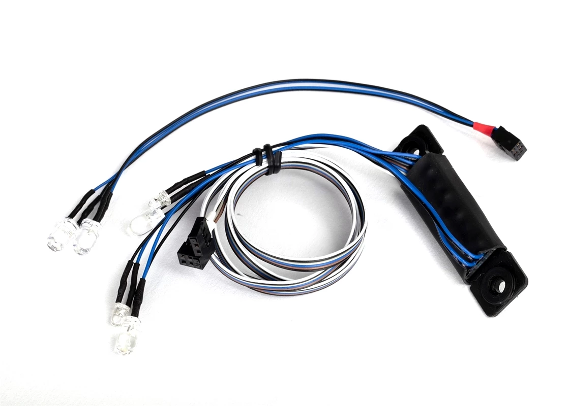 Traxxas LED Light Set w/ Power Supply (headlights tail lights & distribution block) for TRX-4 Sport Body (TRA8111) 7 Traxxas LED Light Set w/ Power Supply (headlights tail lights & distribution block) for TRX-4 Sport Body (TRA8111) - Image 5