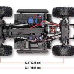 Traxxas TRX-4 RTR with Land Rover Defender Body (Red) -Cars Truck shop online TRA82056 4 RED 10