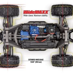 Traxxas 1/10 MAXX with WIDEMAXX 4S Brushless 4WD Monster Truck TSM RTR -Cars Truck shop online TRA89086 4 10