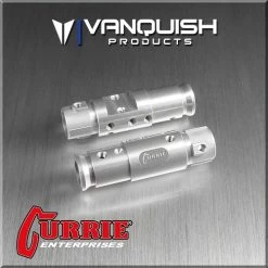 Vanquish Products Currie SCX10 Front Tubes Clear Anodized