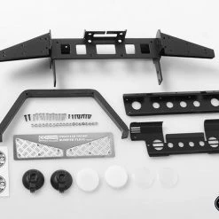 RC4WD Metal Front Bumper w/Stinger and Lights for Gelande II D90/D110 -Cars Truck shop online VVV C0286 7