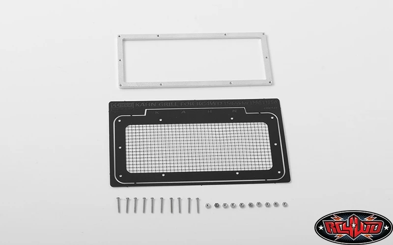 RC4WD Kahn Style Front Grille for D90/D110 Bodies (Black) 3 RC4WD Kahn Style Front Grille for D90/D110 Bodies (Black)