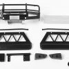 RC4WD Trifecta Front Bumper, Sliders and Side Bars for Land Cruiser LC70 Body (Black) -Cars Truck shop online VVV C0412 2