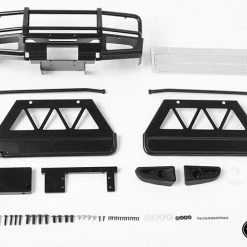 RC4WD Trifecta Front Bumper, Sliders and Side Bars for Land Cruiser LC70 Body (Black) -Cars Truck shop online VVV C0412 8