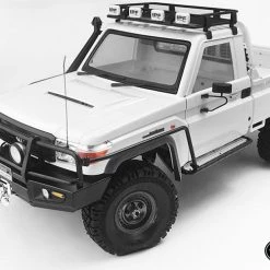 RC4WD Trifecta Front Bumper, Sliders and Side Bars for Land Cruiser LC70 Body (Black) -Cars Truck shop online VVV C0412 9