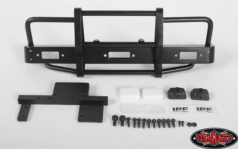RC4WD Kangaroo Front Bumper w/Lights for Mojave II 2/4 Door Body Set (Black) 8 RC4WD Kangaroo Front Bumper w/Lights for Mojave II 2/4 Door Body Set (Black) - Image 6
