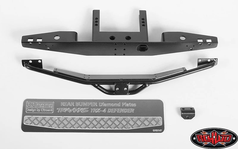 RC4WD Rook Metal Rear Bumper for Traxxas TRX-4 3 RC4WD Rook Metal Rear Bumper for Traxxas TRX-4