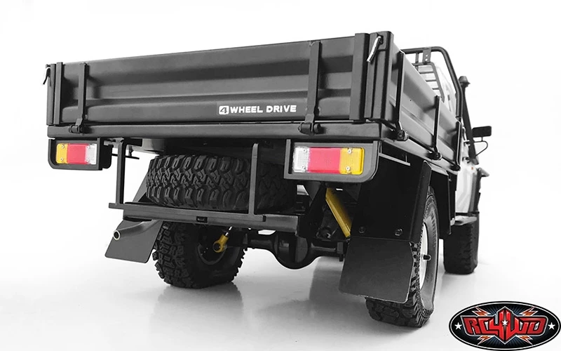RC4WD Kober Rear Bed w/Tire Holder & Mud Flaps for RC4WD TF2 LWB Toyota LC70 (Black) 13 RC4WD Kober Rear Bed w/Tire Holder & Mud Flaps for RC4WD TF2 LWB Toyota LC70 (Black) - Image 11