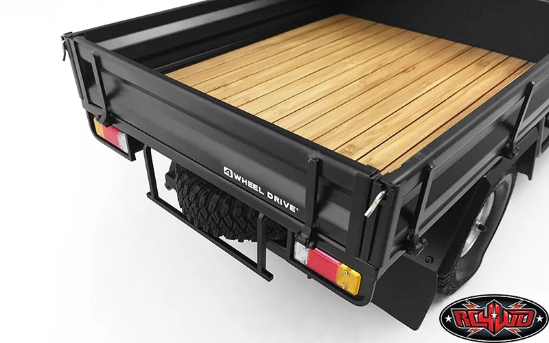 RC4WD Kober Rear Bed w/Tire Holder & Mud Flaps for RC4WD TF2 LWB Toyota LC70 (Black) 14 RC4WD Kober Rear Bed w/Tire Holder & Mud Flaps for RC4WD TF2 LWB Toyota LC70 (Black) - Image 12