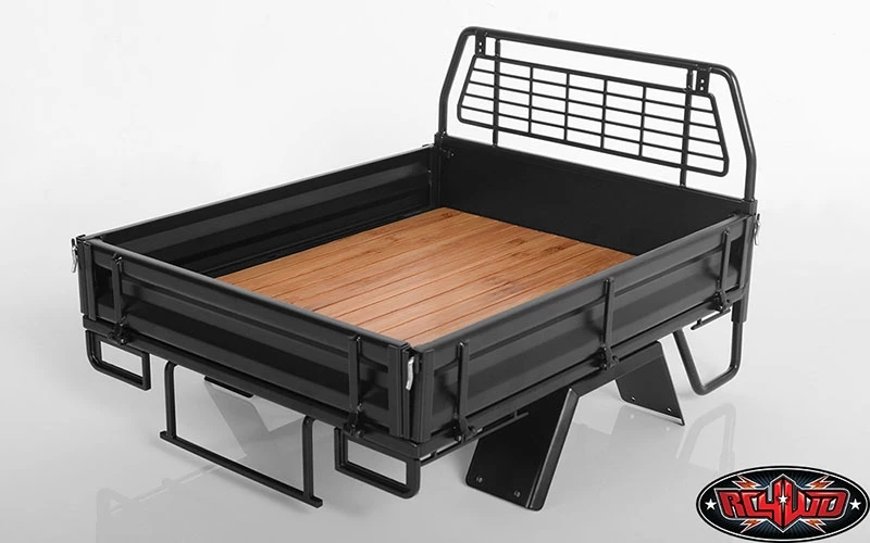 RC4WD Kober Rear Bed w/Tire Holder & Mud Flaps for RC4WD TF2 LWB Toyota LC70 (Black) 5 RC4WD Kober Rear Bed w/Tire Holder & Mud Flaps for RC4WD TF2 LWB Toyota LC70 (Black) - Image 3