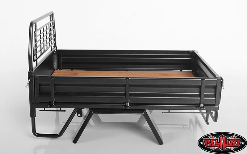 RC4WD Kober Rear Bed w/Tire Holder & Mud Flaps for RC4WD TF2 LWB Toyota LC70 (Black) 6 RC4WD Kober Rear Bed w/Tire Holder & Mud Flaps for RC4WD TF2 LWB Toyota LC70 (Black) - Image 4