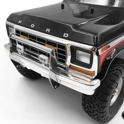 RC4WD Cowboy Front Grille Guard W/Lights for Traxxas TRX-4 '79 Bronco Ranger XLT (Silver) -Cars Truck shop online VVV C0503 8
