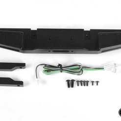 RC4WD Front Winch Bumper W/ LED Lights for Traxxas TRX-4 '79 Bronco Ranger XLT (Black) -Cars Truck shop online VVV C0606 7