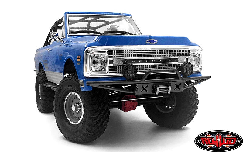 RC4WD Luster Metal Front Bumper for Axial SCX10 II 1969 Chevrolet Blazer (Black) 8 RC4WD Luster Metal Front Bumper for Axial SCX10 II 1969 Chevrolet Blazer (Black) - Image 6