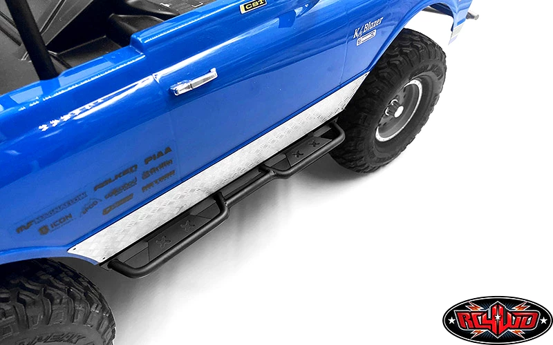 RC4WD Rough Stuff Metal Side Sliders for Axial SCX10 II 1969 Chevrolet Blazer (Black) 6 RC4WD Rough Stuff Metal Side Sliders for Axial SCX10 II 1969 Chevrolet Blazer (Black) - Image 4