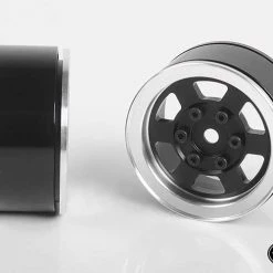 RC4WD Six-Spoke 1.55" Internal Beadlock Wheels (Black) (4) -Cars Truck shop online VVV C0806 5