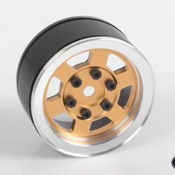 RC4WD Six-Spoke 1.55" Internal Beadlock Wheels (Gold) (4)