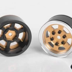 RC4WD Six-Spoke 1.55" Internal Beadlock Wheels (Gold) (4) -Cars Truck shop online VVV C0808 4