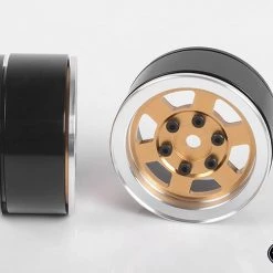 RC4WD Six-Spoke 1.55" Internal Beadlock Wheels (Gold) (4) -Cars Truck shop online VVV C0808 5